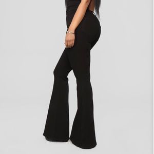 Black Flared Bell Bottom Jeans from Fashion Nova